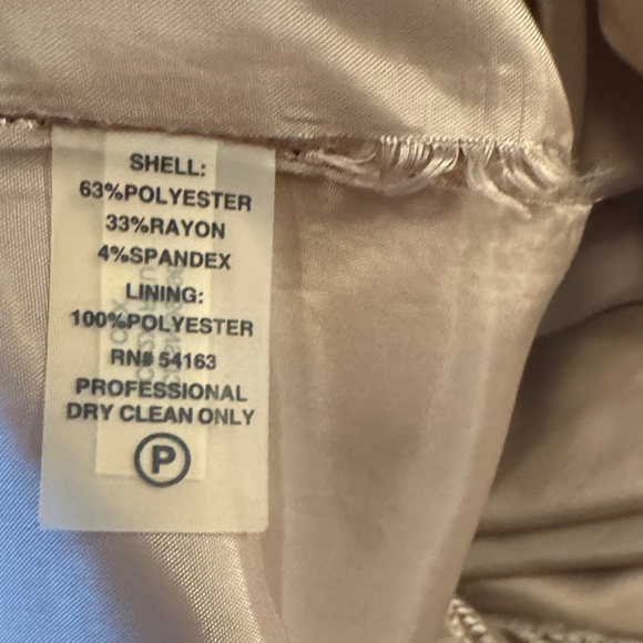 Calvin Klein Beige and Black Midi Dress - Picture 5 of 6